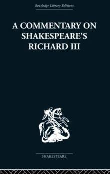Paperback Commentary on Shakespeare's Richard III Book