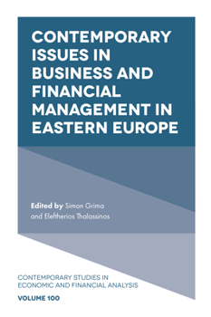 Hardcover Contemporary Issues in Business and Financial Management in Eastern Europe Book