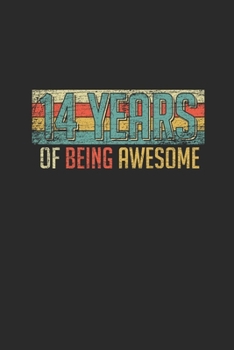 14 Years Of Being Awesome: Graph Paper Notebook – Awesome Birthday Gift Idea