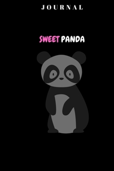 Paperback Sweet Panda Notebook: For Lovers Panda Book