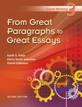 Paperback Great Writing 3: From Great Paragraphs to Great Essays Book