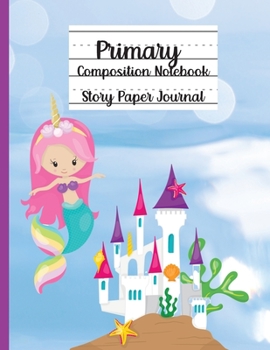 Paperback Primary Composition Notebook, Story Paper Journal Book