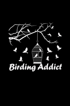 Birding addict: 6x9 ORNITHOLOGIST | grid | squared paper | notebook | notes