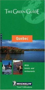 Paperback Michelin Green Guide Quebec Book