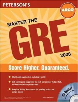 Paperback Master the GRE [With CDROM] Book