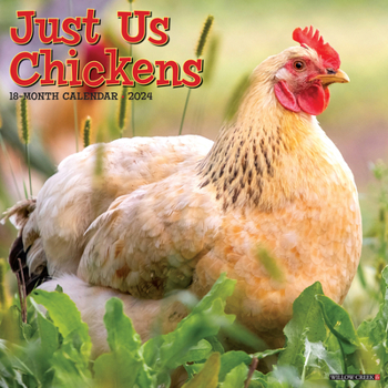 Calendar Just Us Chickens 2024 12 X 12 Wall Calendar Book