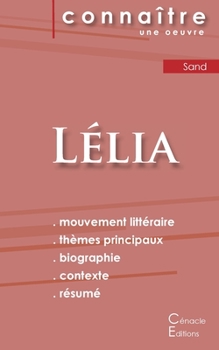 Paperback Fiche de lecture Lélia de George Sand (Analyse littéraire de référence et résumé complet) [French] Book