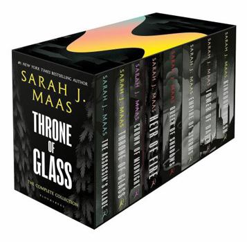 Sarah J. Maas Throne of Glass Complete Series Collection – Bestselling Fantasy Book Set