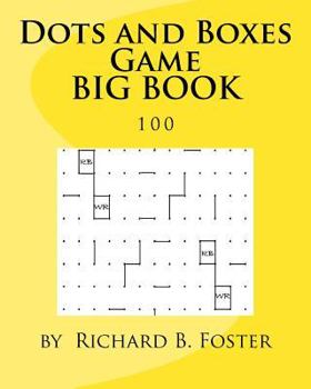 Paperback Dots and Boxes Game BIG BOOK: 100 Book