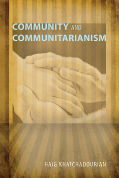 Paperback Community and Communitarianism Book