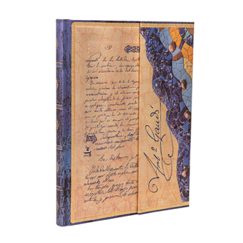 Diary Paperblanks Gaudi, the Manuscript of Reus Embellished Manuscripts Collection Hardcover Journal Ultra Unlined Wrap 144 Pg 120 GSM Book