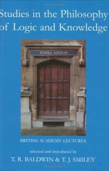 Hardcover Studies in the Philosophy of Logic and Knowledge Book