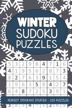 Paperback Winter Sudoku Puzzles: Seasonal Numbers Solve Activity Book for Kids and Adults Book