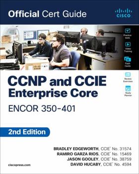 Paperback CCNP and CCIE Enterprise Core Encor 350-401 Official Cert Guide Book
