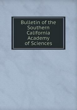 Paperback Bulletin of the Southern California Academy of Sciences Book