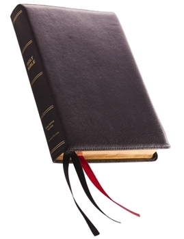 Leather Bound KJV, Reference Bible, Giant Print, Premium Leather, Black, Sterling Edition, Comfort Print [Large Print] Book