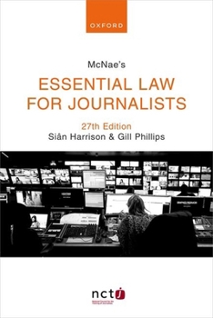 Paperback McNae's Essential Law for Journalists 27e Book