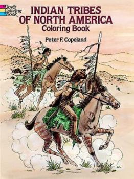 Paperback Indian Tribes of North America Coloring Book