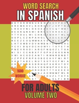 Paperback Word Search in Spanish for Adults Volume 2: SOPA De LETRAS En Español Book