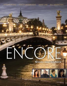Paperback Encore Intermediate French, Student Text: Niveau Intermediaire Book