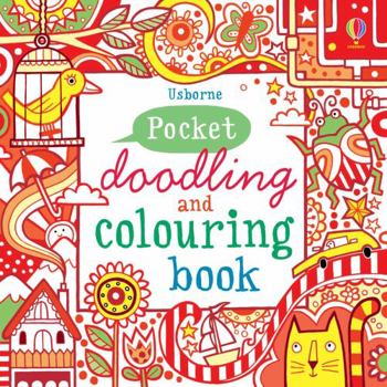Paperback Little Doodling and Colouring Book: Red Book