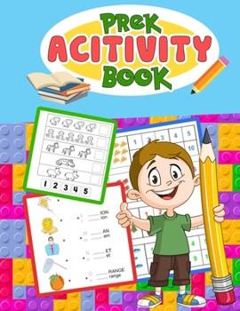 Paperback PreK Activity Book: Wonderful Activity Book For Preschool, PreK, Kindergarten Book