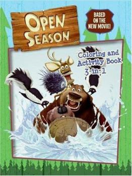 Paperback Open Season: Coloring and Activity Book 3-in-1 Book