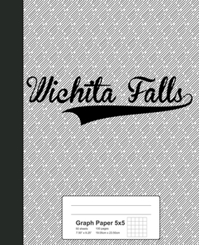 Paperback Graph Paper 5x5: WICHITA FALLS Notebook Book