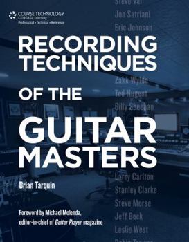 Paperback Recording Techniques of the Guitar Masters Book