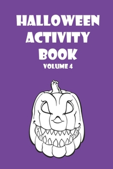 Paperback Halloween Activity Book Volume 4 Book