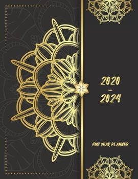 Paperback 5 Year Planner 2020 - 2024: Blessing Ivy 5 Year Planner Calendar Book 2020-2024 Size 8.5 x 11 Inch, 60 Months Calendar, 5 Year Appointment Calenda Book