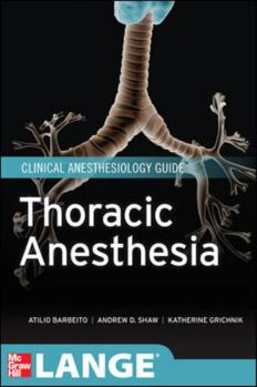 Paperback Thoracic Anesthesia Book