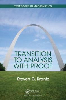 Paperback Transition to Analysis with Proof Book