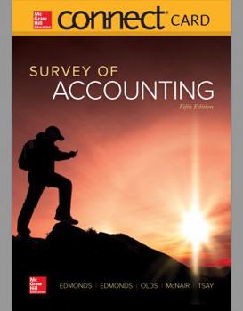 Hardcover Connect Access Card for Survey of Accounting Book