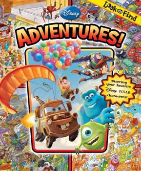 Hardcover Pixar Adventures Look and Find Book