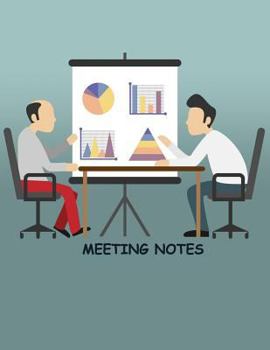 Paperback Meeting Notes: For project and task organization Sections include attendees, notes, and action items Book
