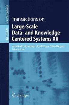 Paperback Transactions on Large-Scale Data- And Knowledge-Centered Systems XII Book