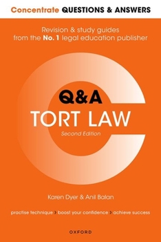 Paperback Concentrate Questions and Answers Tort Law: Law Q&A Revision and Study Guide Book