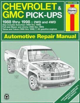 Paperback Chevrolet & GMC Pickups: 1988-1998 Book