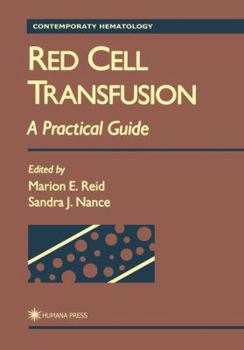 Hardcover Red Cell Transfusion: A Practical Guide Book