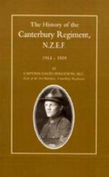 Paperback History of the Canterbury Regiment. N.Z.E.F. 1914-1919 Book