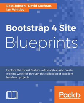 Paperback Bootstrap 4 Site Blueprints Book