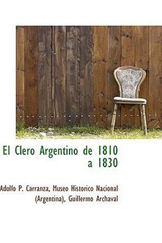 Paperback El Clero Argentino de 1810 1830 Book
