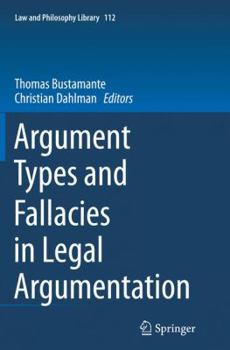 Paperback Argument Types and Fallacies in Legal Argumentation Book