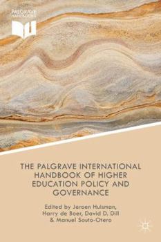 Hardcover The Palgrave International Handbook of Higher Education Policy and Governance Book
