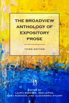Paperback The Broadview Anthology of Expository Prose - Third Edition Book