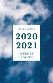 Paperback At a Glance 2020-2021 Weekly Planner: Blue Sky 2 Year / 24 Month Pocket Planner for Purse - Jan 2020 - Dec 2021 Calendar - Size: 5.5" x 8.5" Book