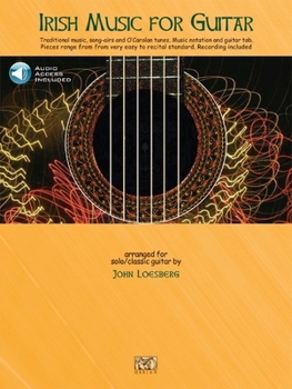 Paperback Irish Music for Guitar [With CD] Book