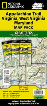 Loose Leaf Appalachian Trail: Virginia, West Virginia, Maryland [Map Pack Bundle] Book