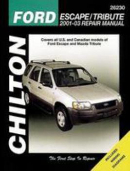 Paperback Chilton Total Car Care Ford Escape/Tribute/Mariner 2001-2012 Repair Manual Book